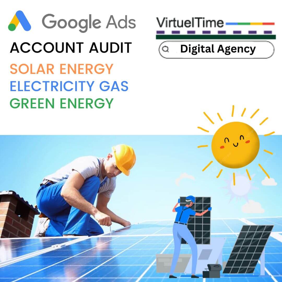 Audit google ads énergie solaire électricité gaz énergie verte